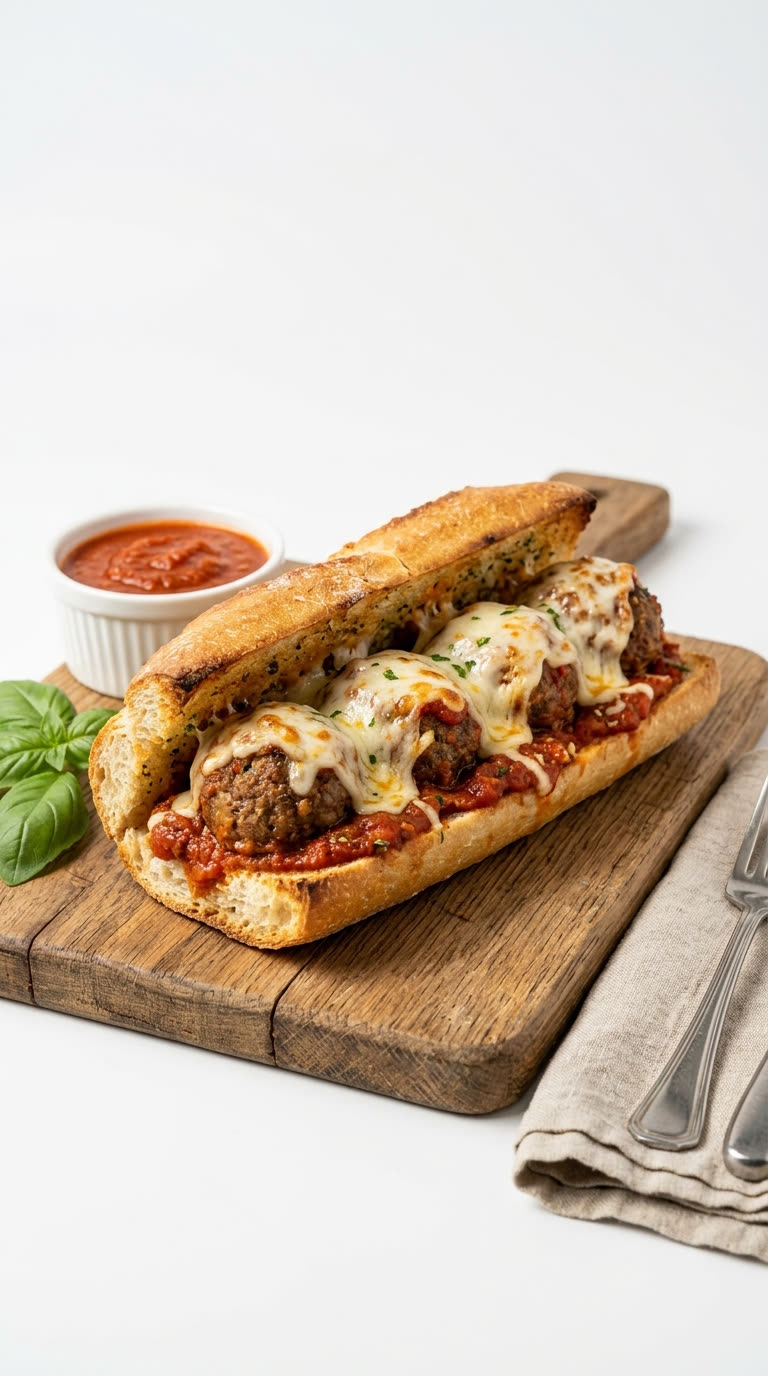 Bocadillo de Albóndigas